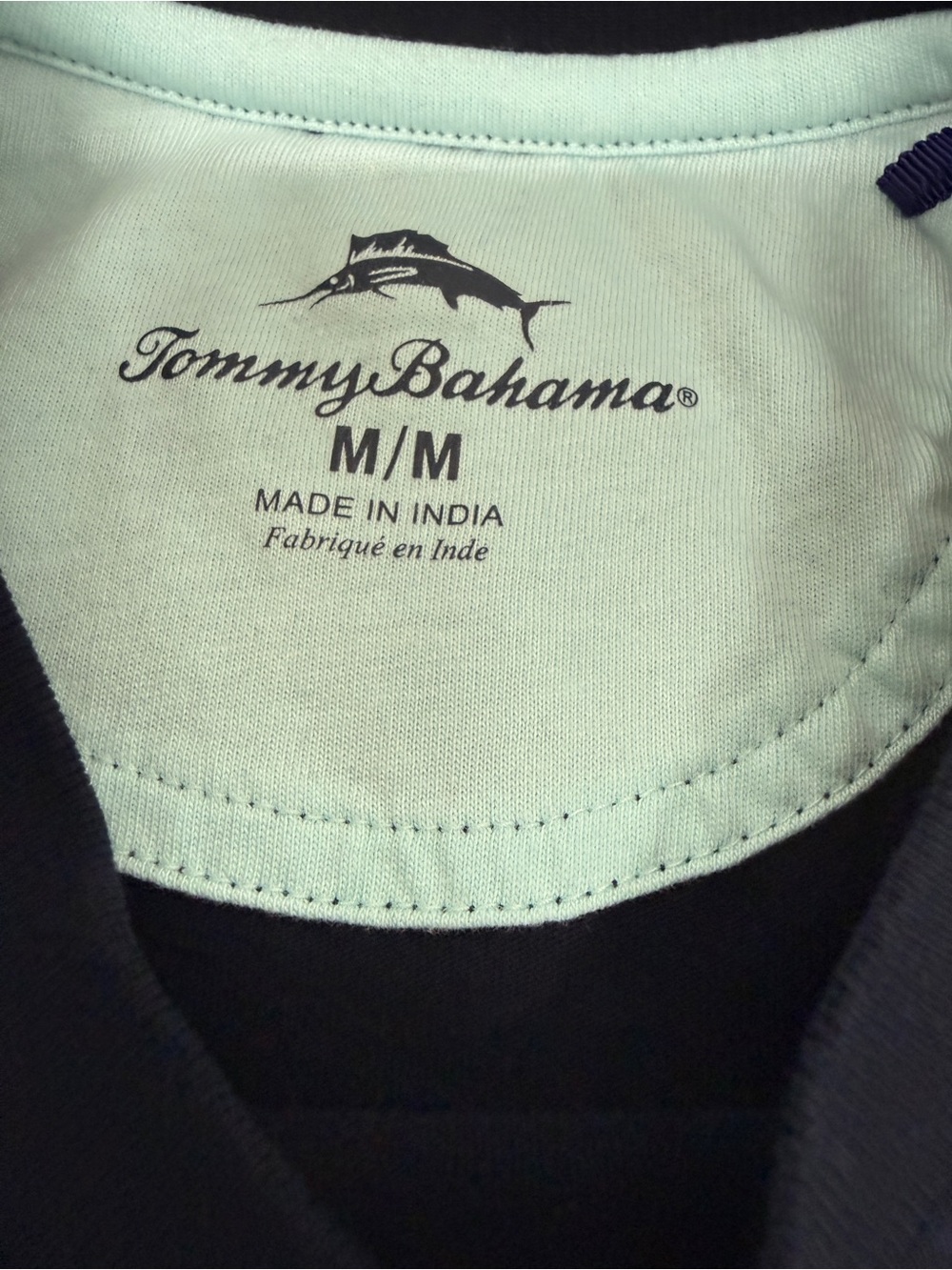 Tommy Bahama Navy Short-Sleeve Pocket T-Shirt Men’s Medium - Picture 3 of 7